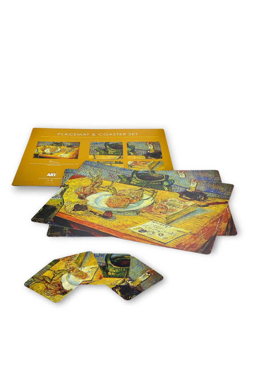 Still Life Placemat & Coaster Set , Van Gogh