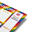 We Love Museums Rainbow weekly planner