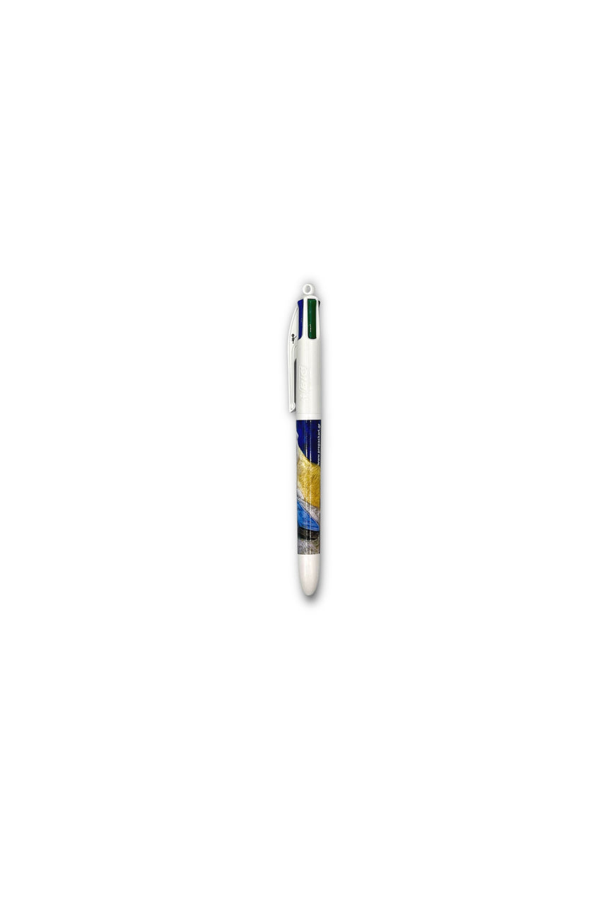 Van Gogh Still Life with Plaster Statuette , a Rose and Two Novels 4colours pen BIC®