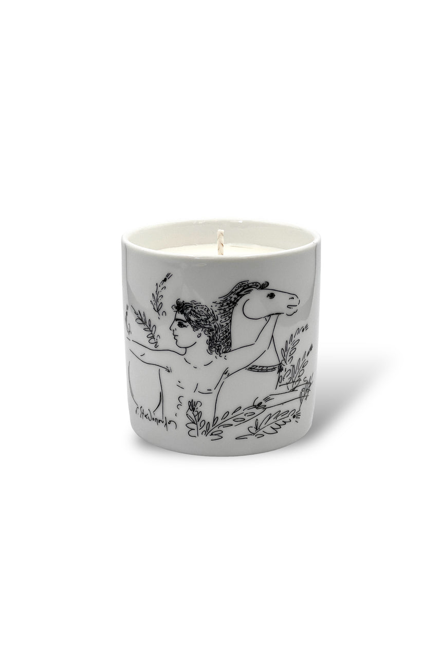 Young Man with a Horse , George Stathopoulos candle