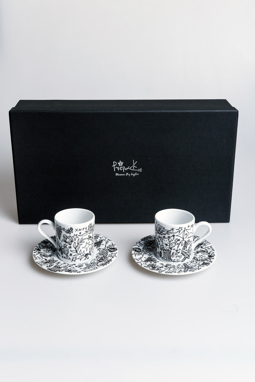 Symbols Papoutsidis 2pcs espresso set