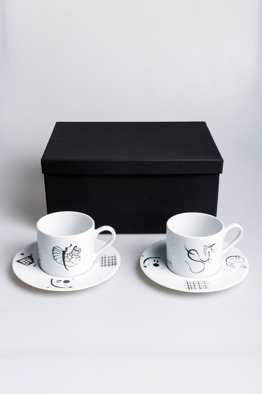 Thirty Kandinsky 2pcs cappuccino set