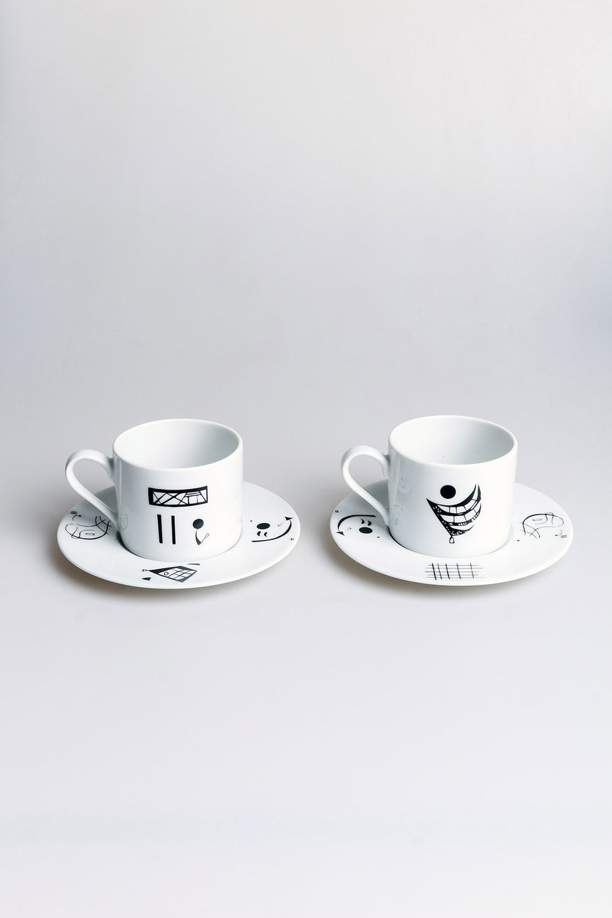 Thirty Kandinsky 2pcs cappuccino set