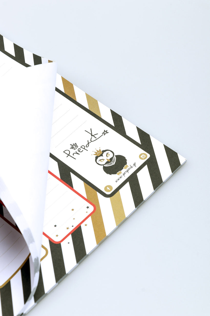 Prepack owl weekly planner pad