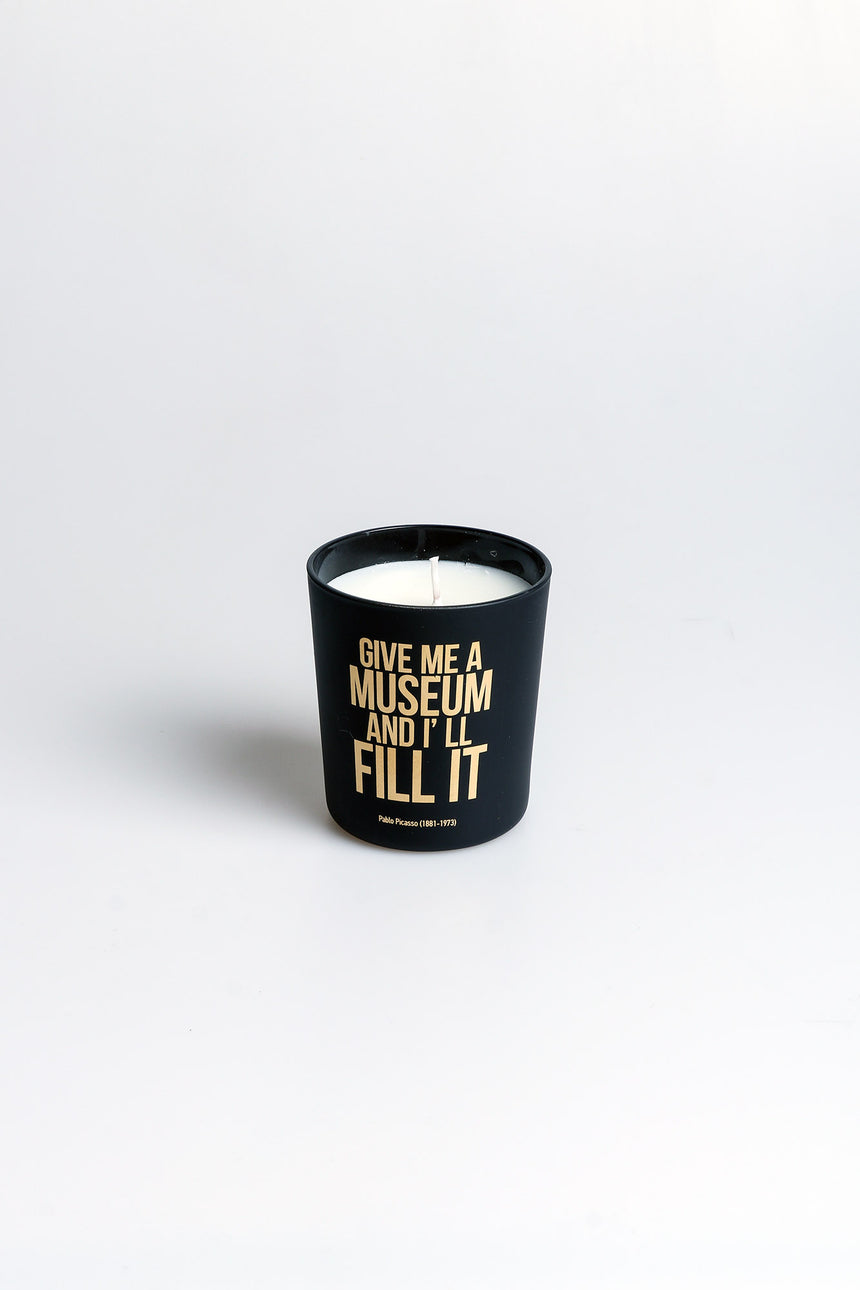 Give me a museum gold candle