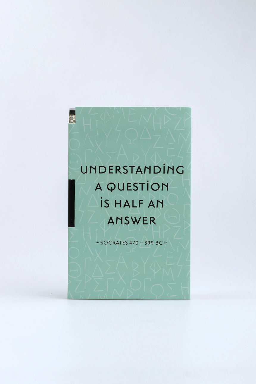 Understanding a question magnetic notebook