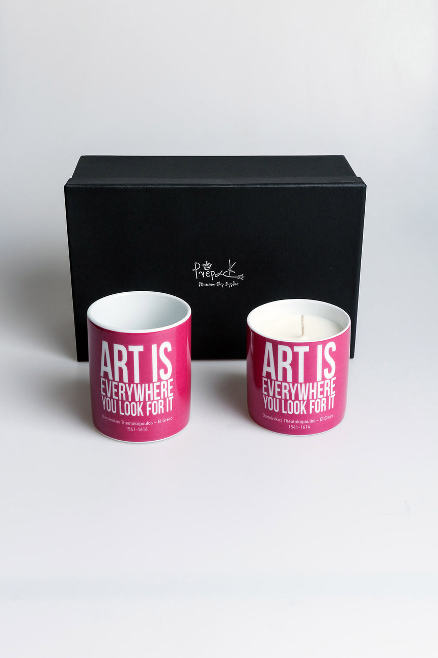 Art is everywhere candle & mug set