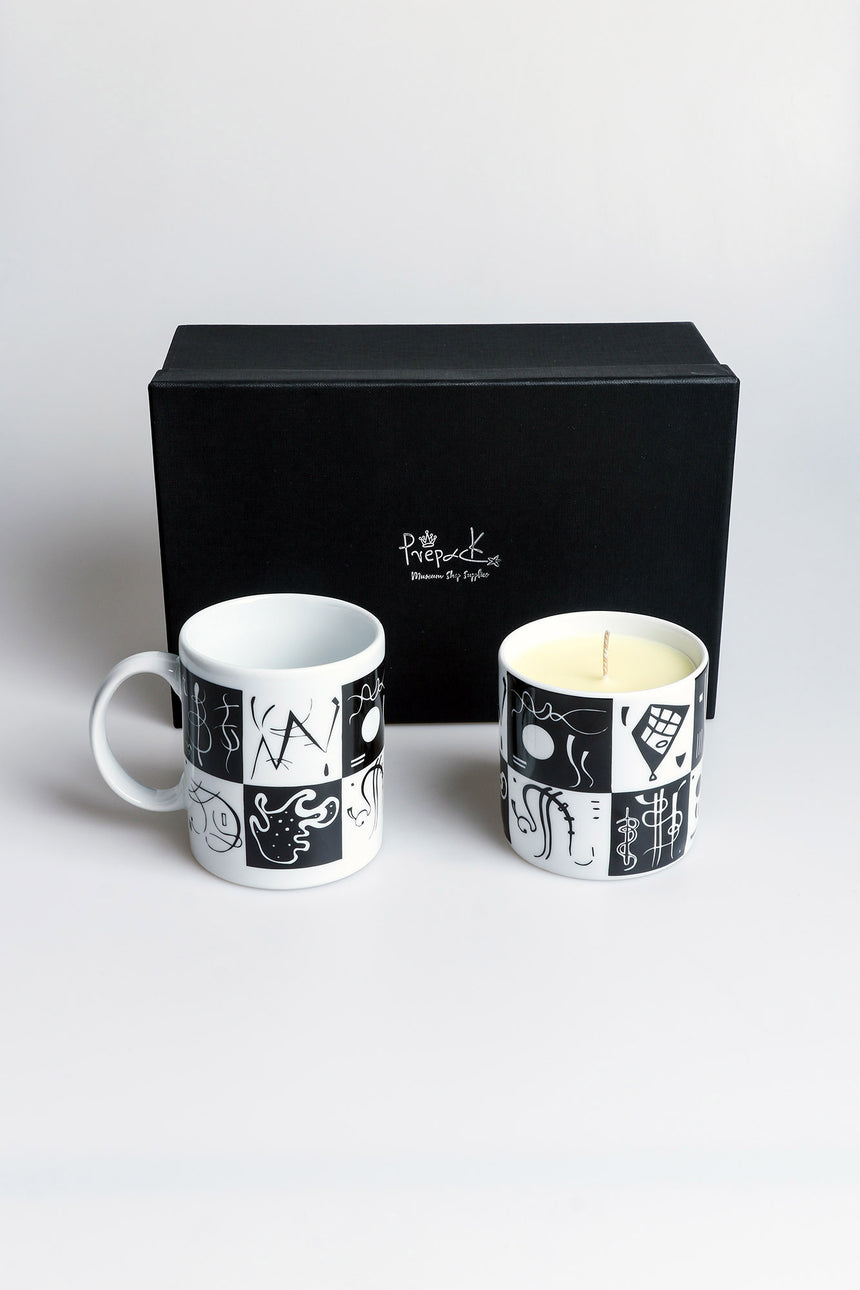 Thirty Kandinsky candle & mug set