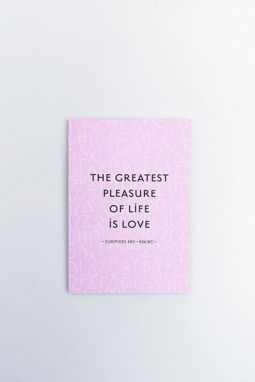 Euripides pin notebook