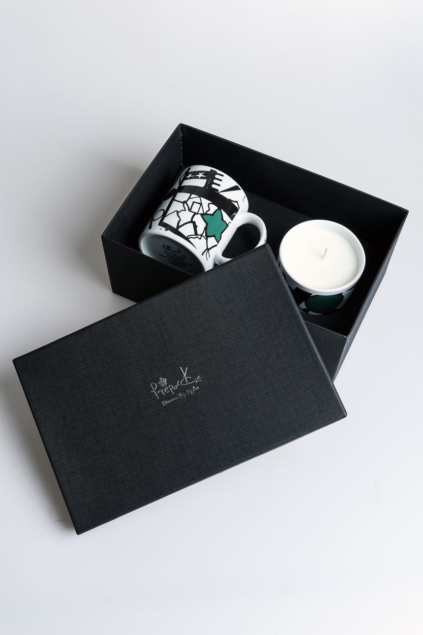 Iron Nature Papoutsidis candle & mug set