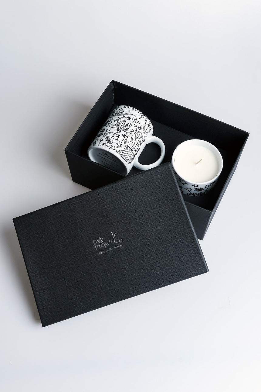 Symbols Papoutsidis candle & mug set