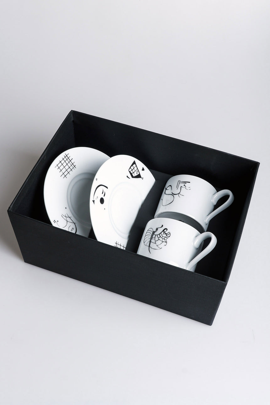 Thirty Kandinsky 2pcs cappuccino set