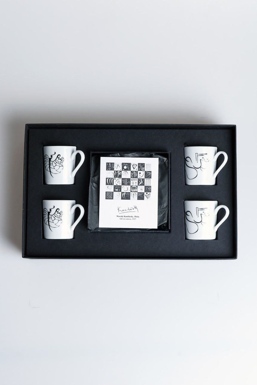 Thirty Kandinsky 4pcs espresso set