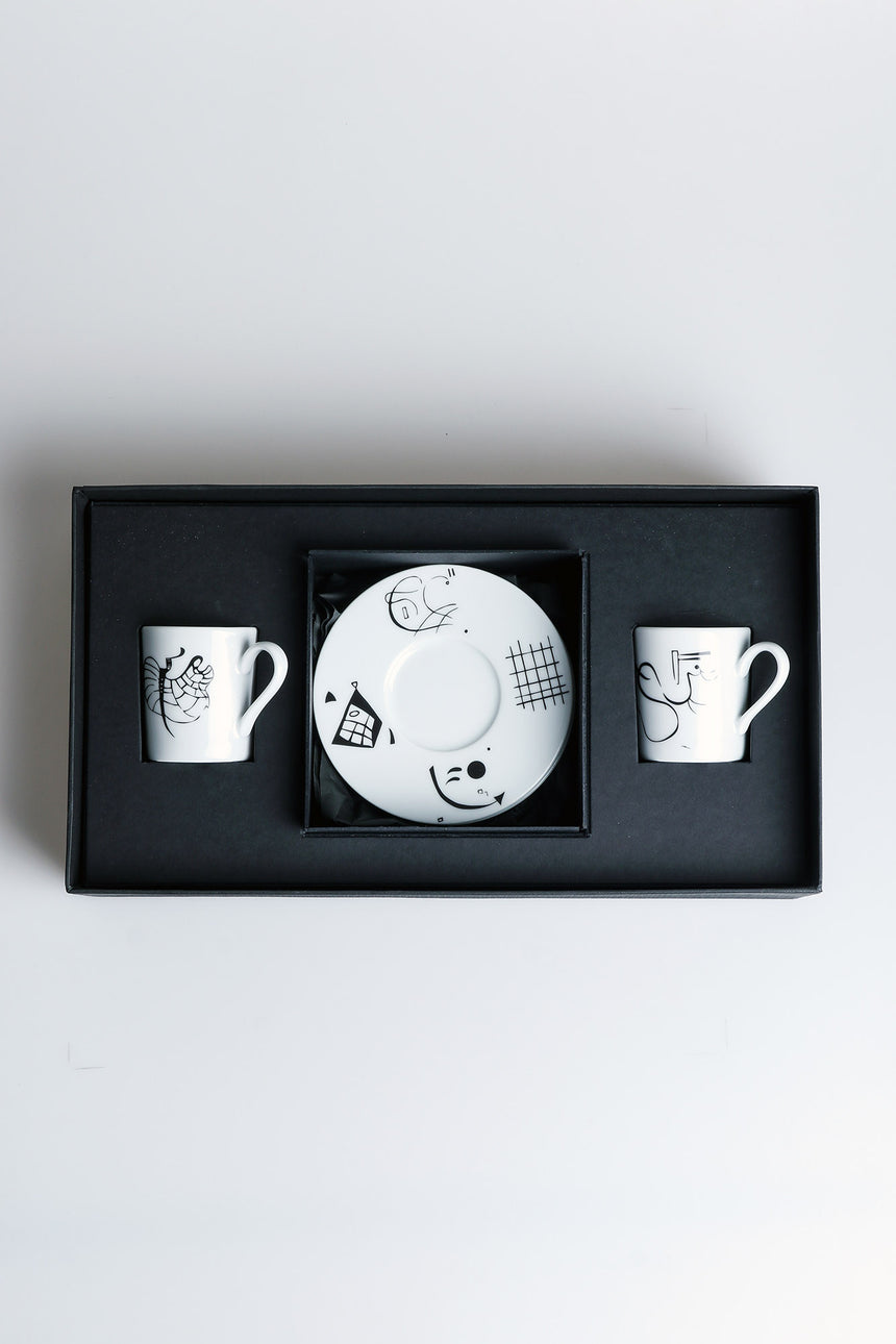 Thirty Kandinsky 2pcs espresso set