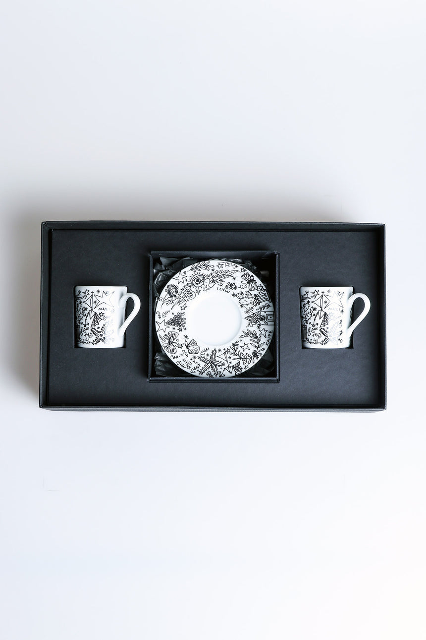 Symbols Papoutsidis 2pcs espresso set