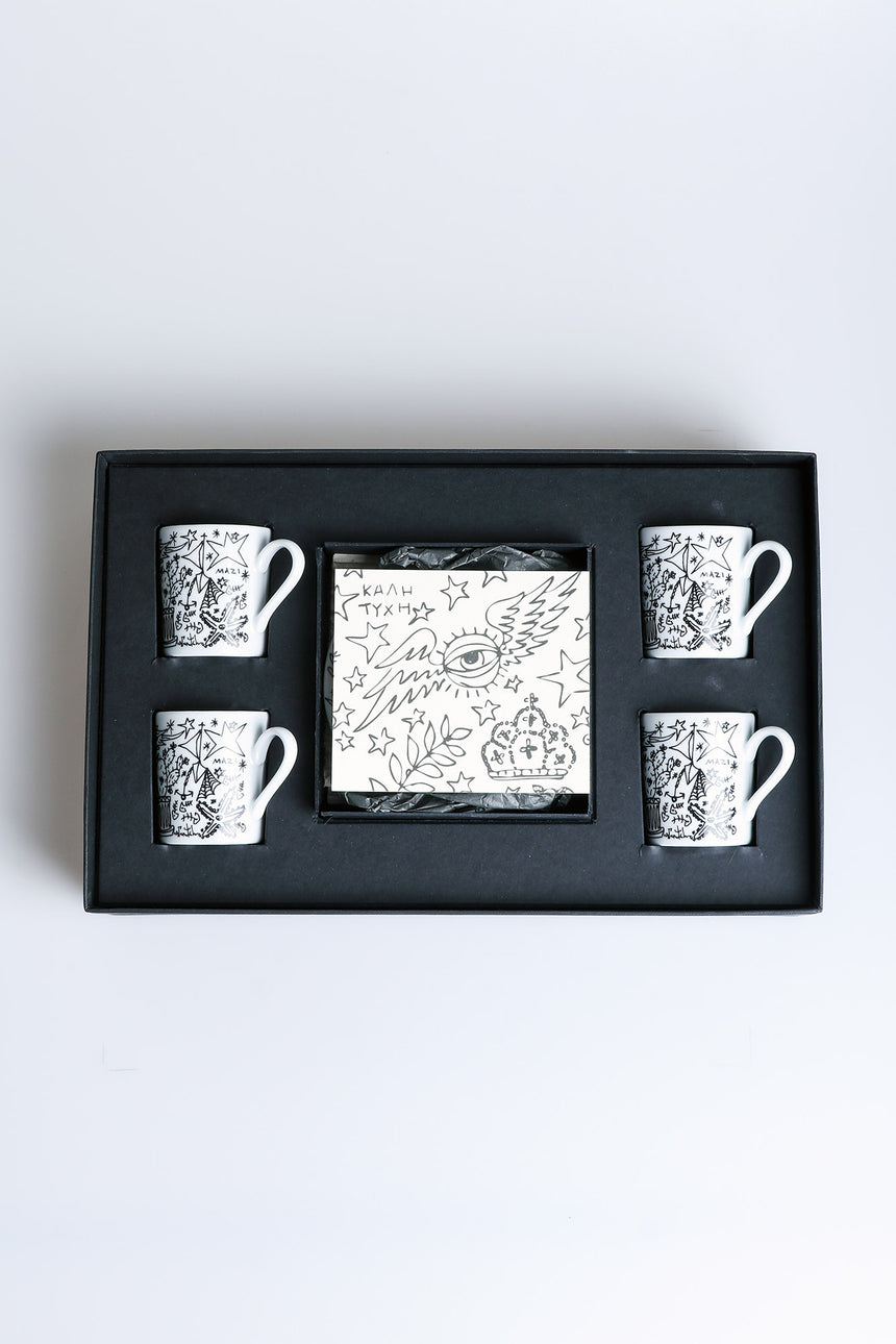 Symbols Papoutsidis 4pcs espresso set