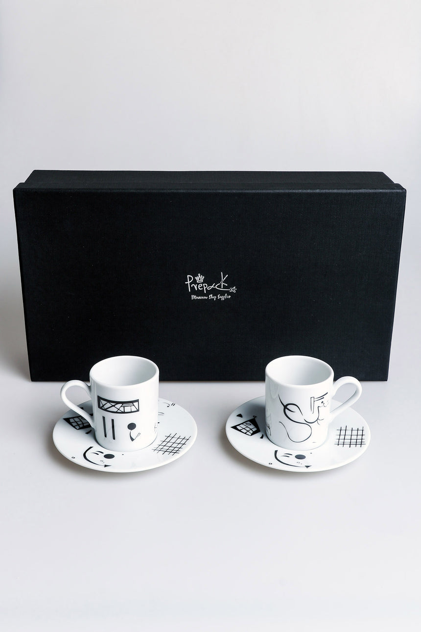 Thirty Kandinsky 2pcs espresso set