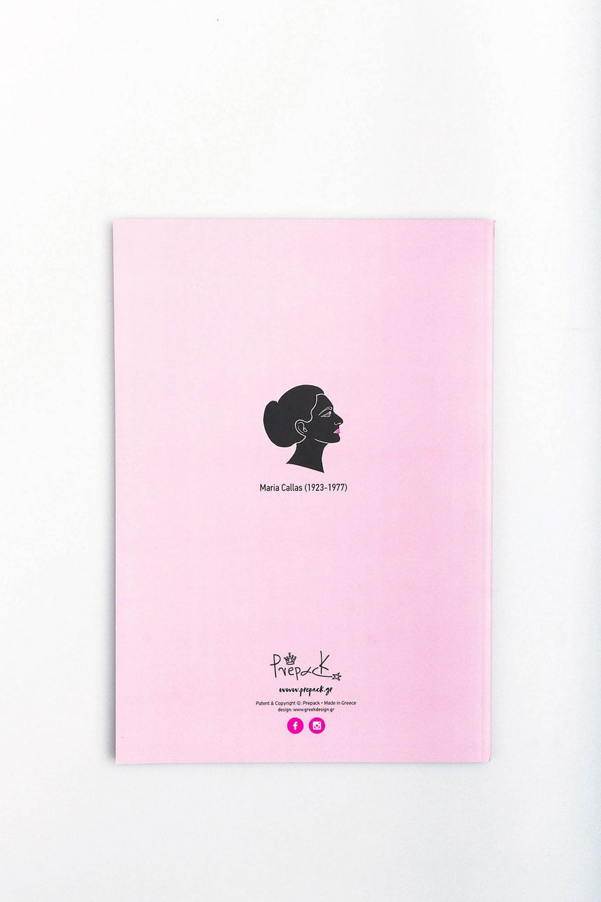 On stage pin notebook