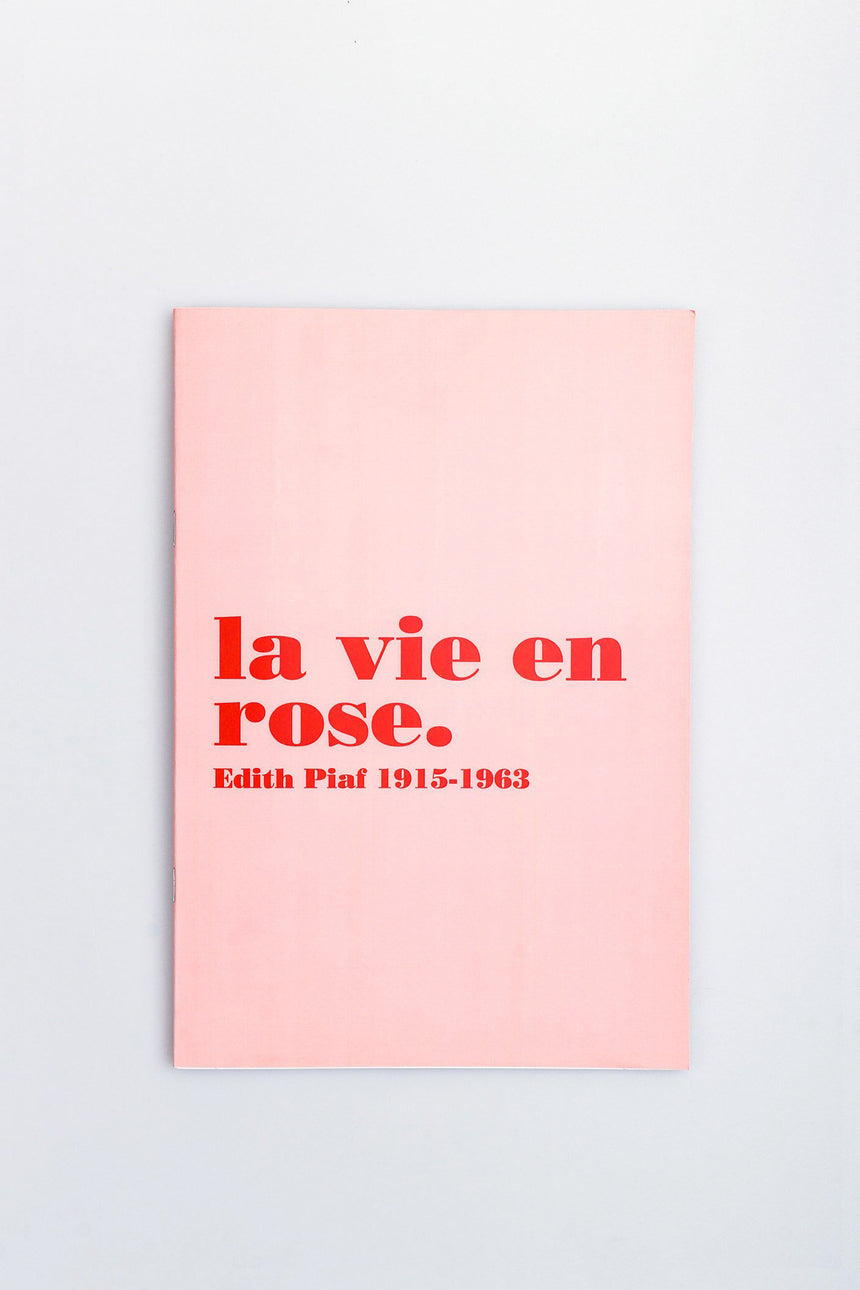 La vie en rose pin notebook