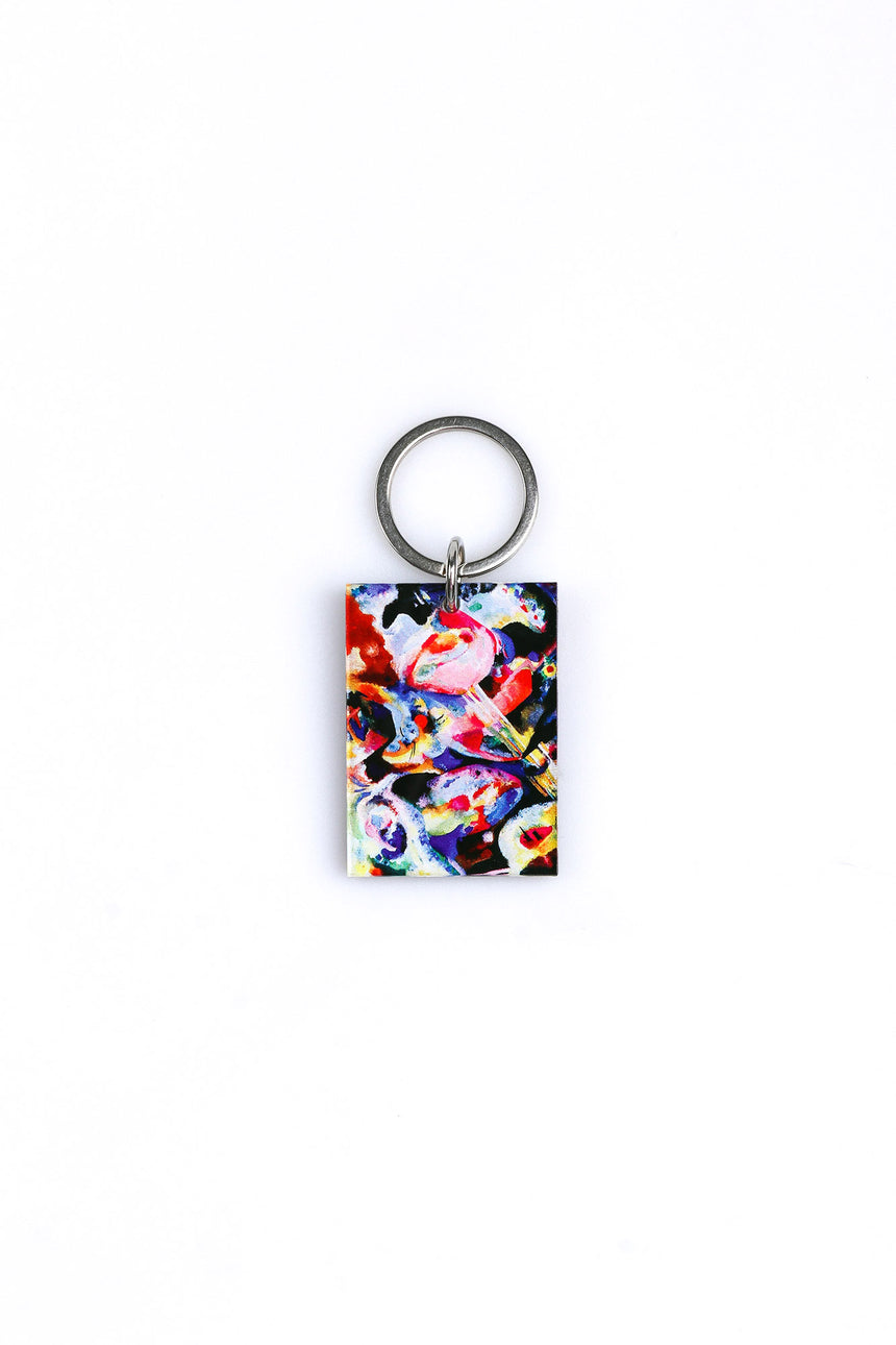 Improvisation Deluge Kandinsky keychain