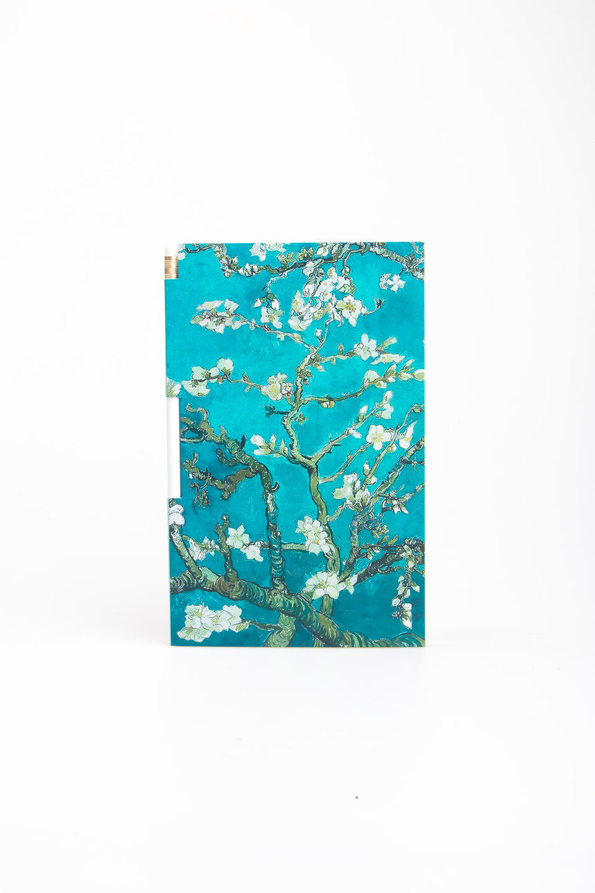 Almond Blossom magnetic notebook