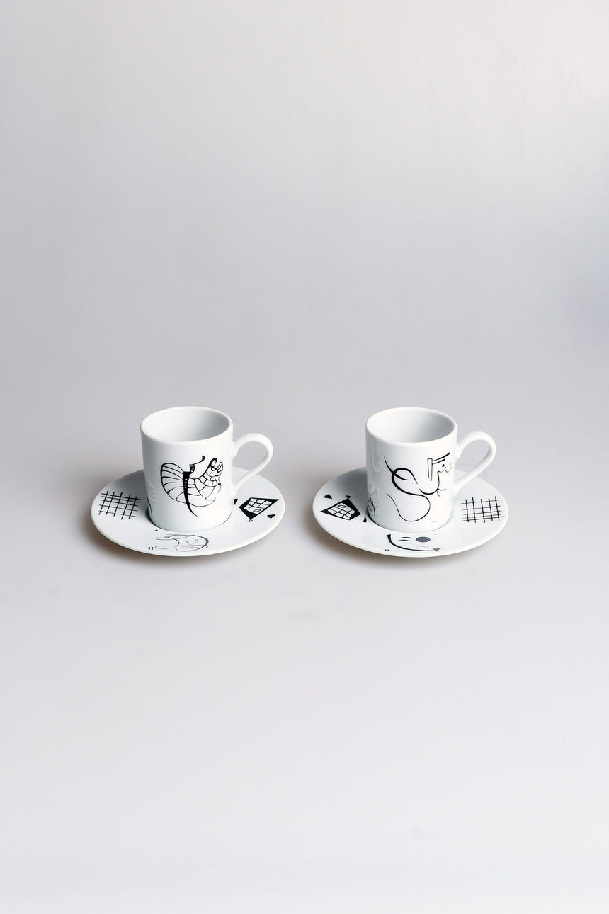 Thirty Kandinsky 2pcs espresso set