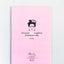 Frida pink pin notebook