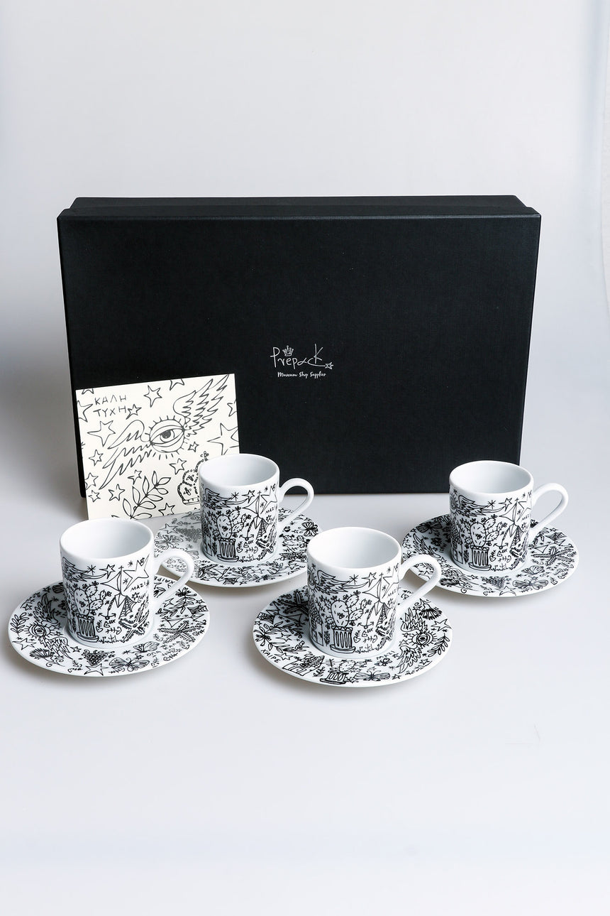 Symbols Papoutsidis 4pcs espresso set