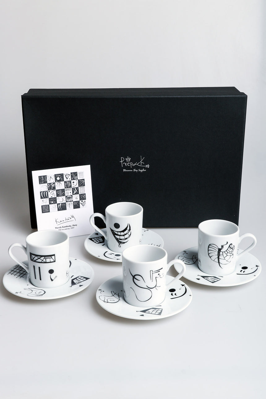 Thirty Kandinsky 4pcs espresso set