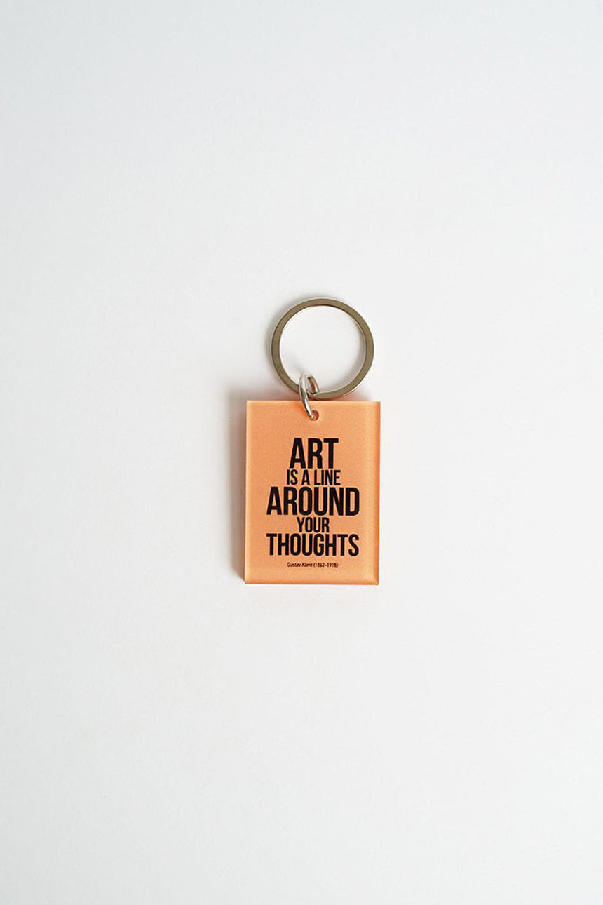 Art is a line keychain