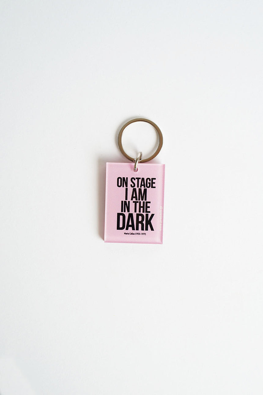 On stage keychain