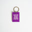 Art is not what you see keychain