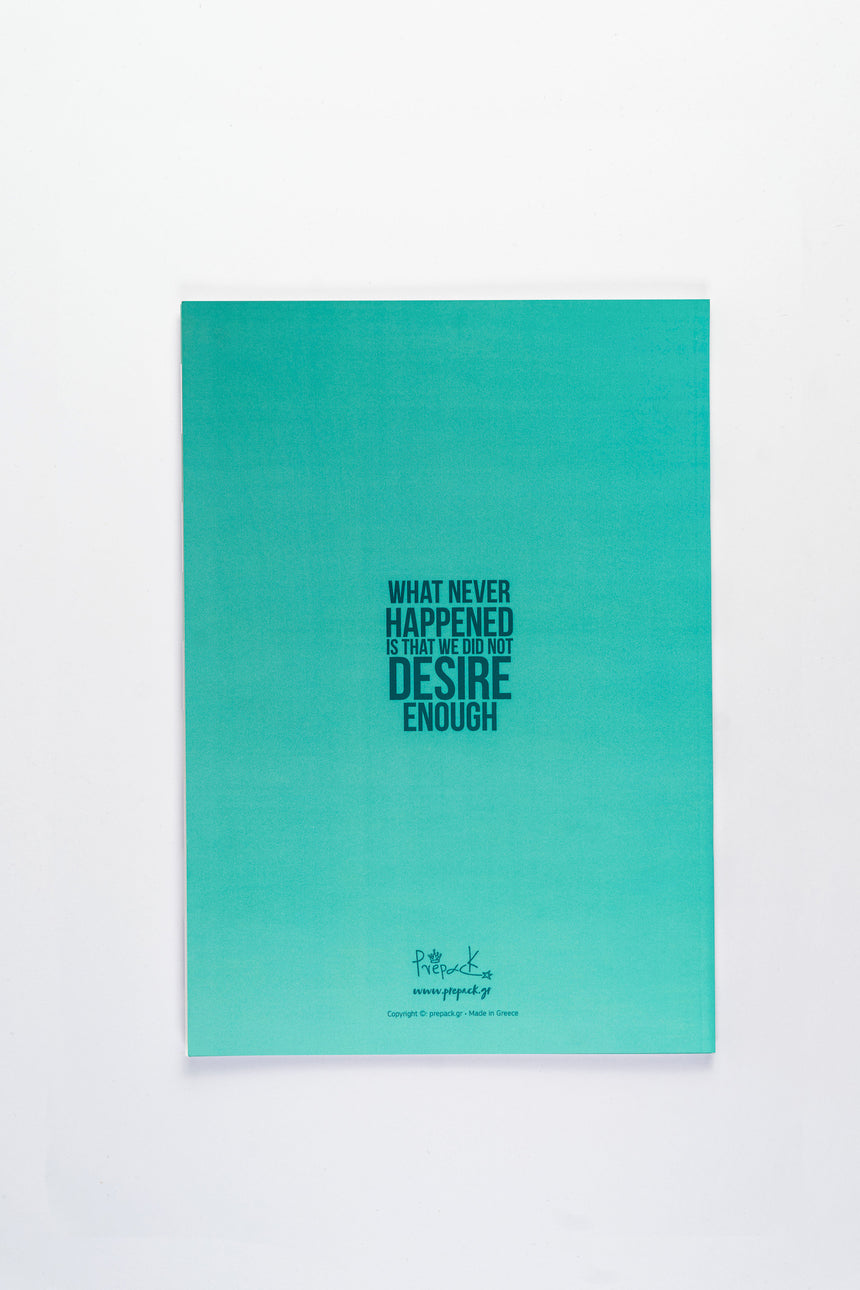 What never happened pin notebook