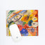 Black Lines Kandinsky mousepad