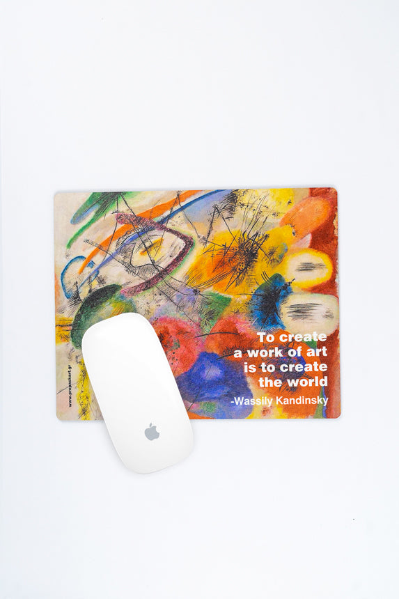 Black Lines Kandinsky mousepad