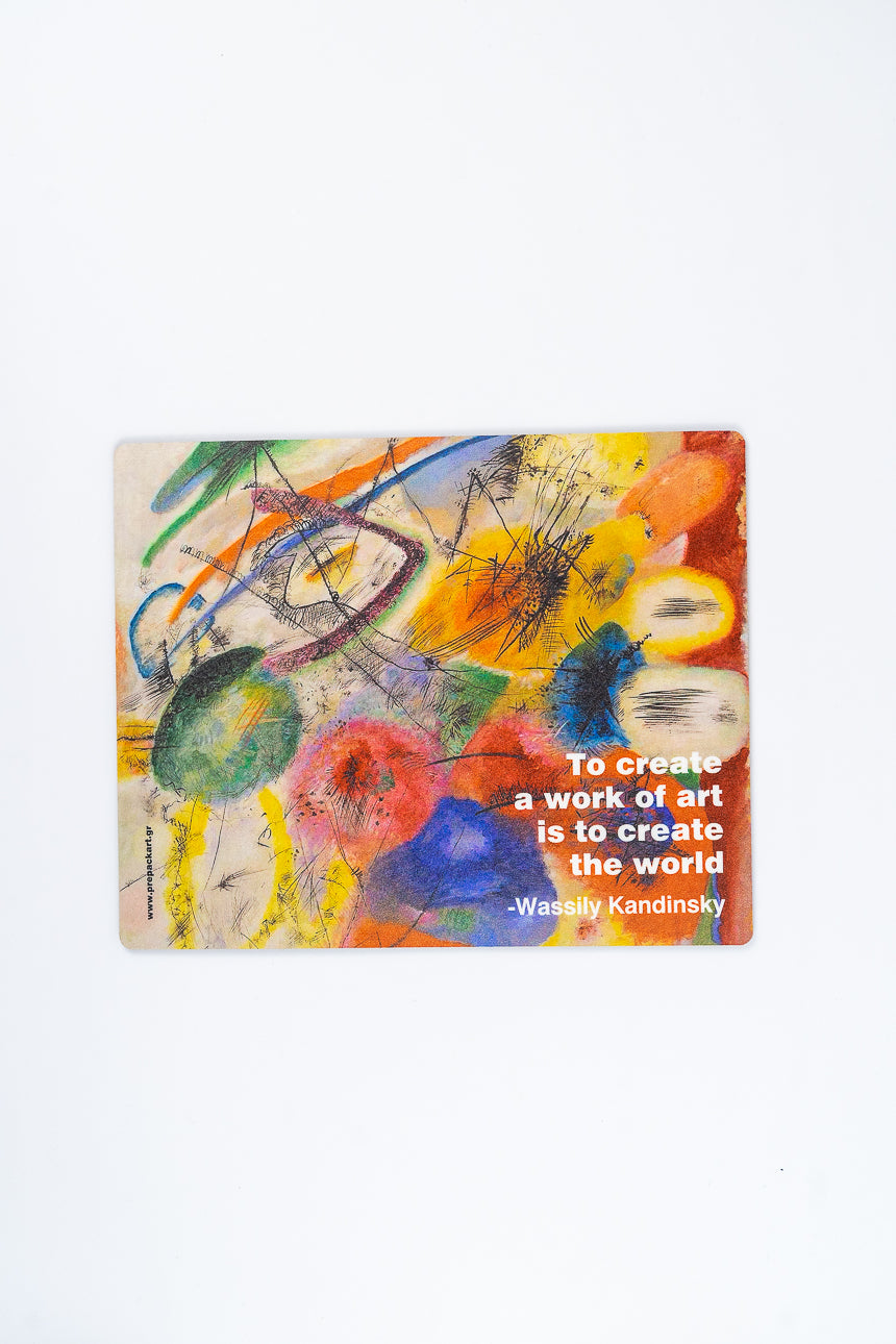 Black Lines Kandinsky mousepad