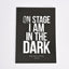 Callas silver metallic quote notebook