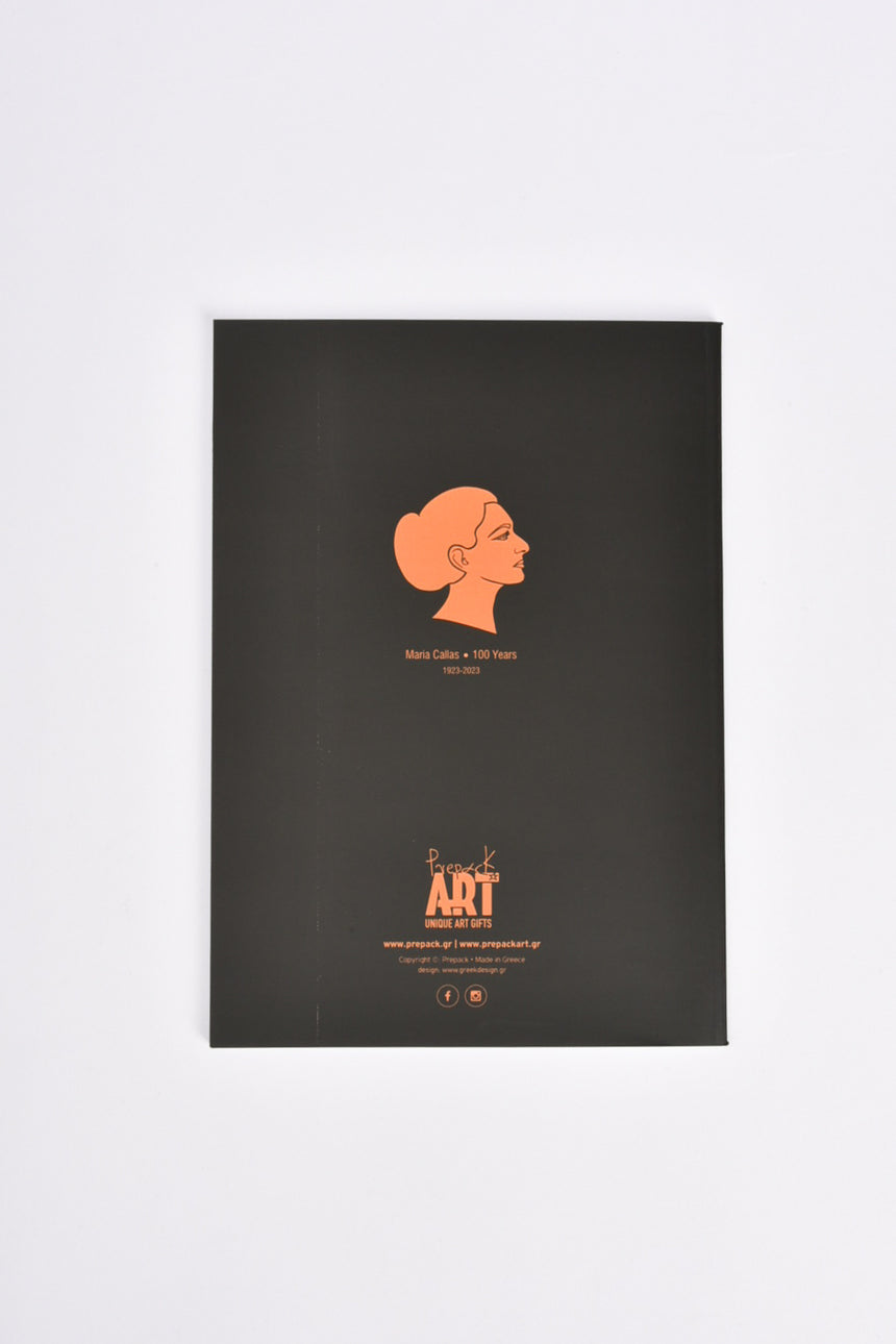 Callas pink gold metallic quote notebook