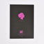 Callas purple metallic quote notebook
