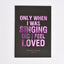 Callas purple metallic quote notebook