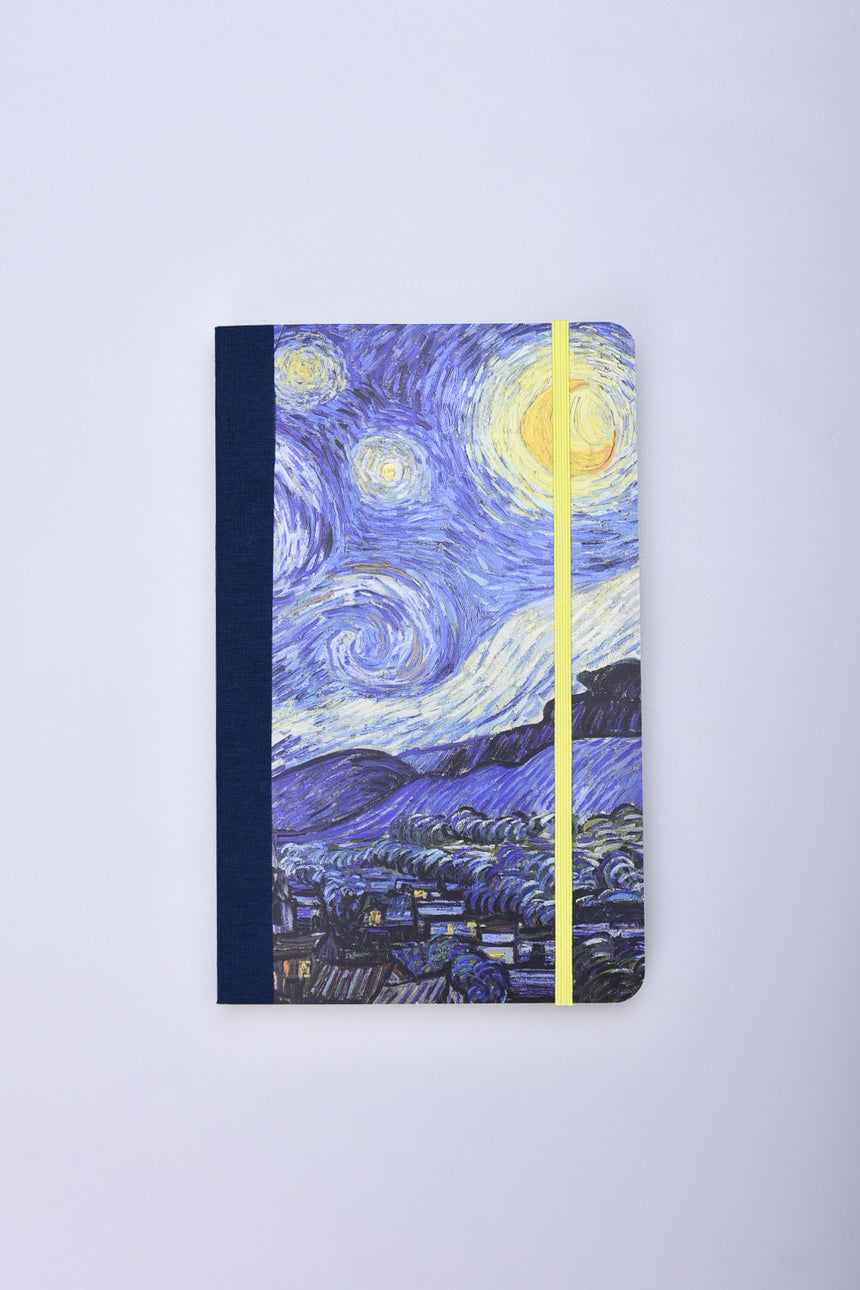 Starry Night Van Gogh Notebook with elastic band