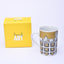 Gold Paris Buildings mug