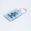 Art is never finished keychain