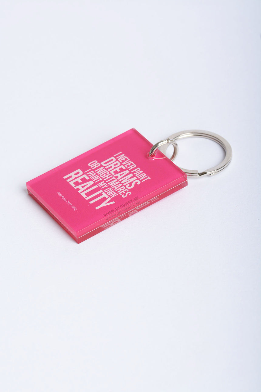 I never paint dreams keychain