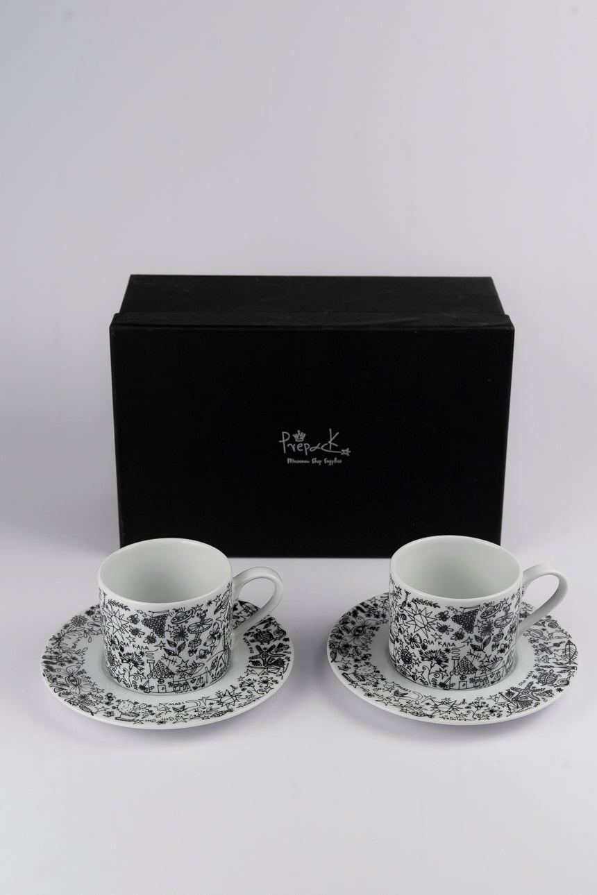 Symbols Papoutsidis 2pcs cappuccino set