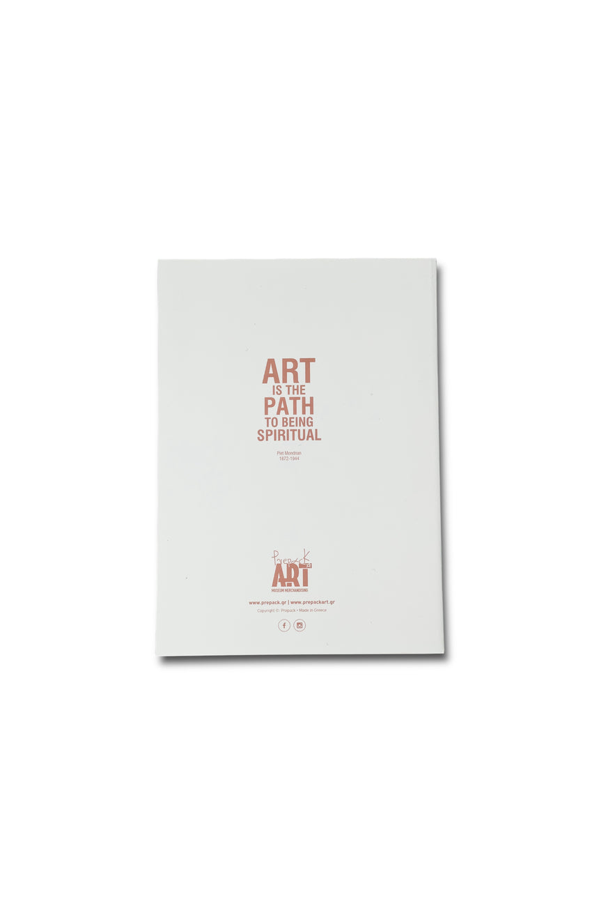 Art is the Path Pink Gold Notebook