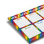 We Love Museums Rainbow weekly planner