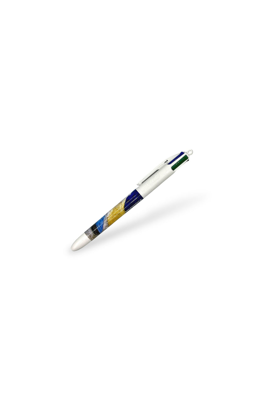 Van Gogh Still Life with Plaster Statuette , a Rose and Two Novels 4colours pen BIC®