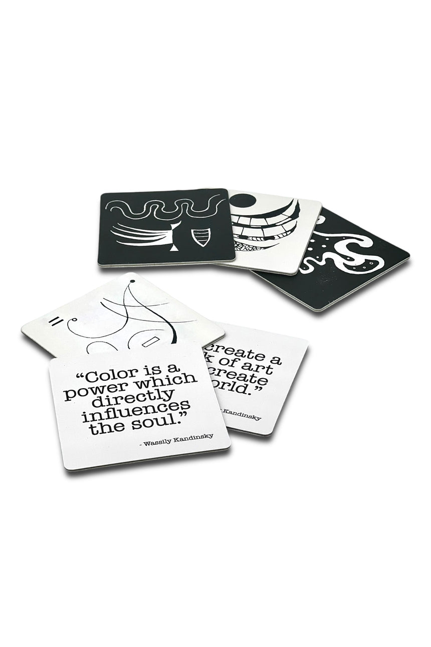 Kandinsky coasters set