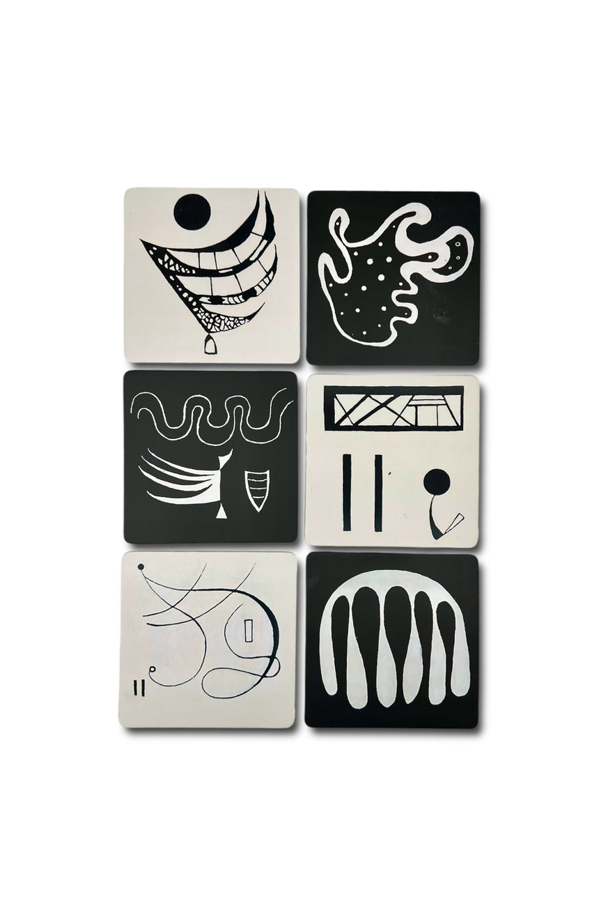 Kandinsky coasters set